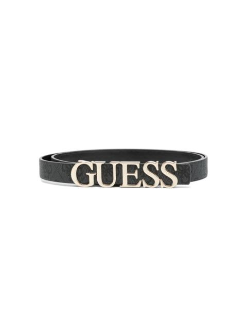 GUESS USA logo-print belt