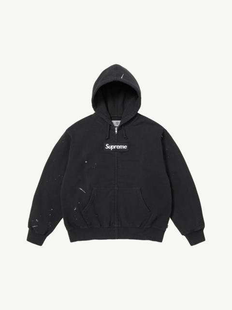 MM6 Maison Margiela Supreme®/MM6 Maison Margiela Box Logo Zip Up Hooded Sweatshirt