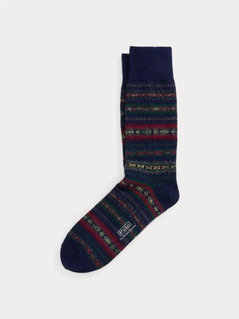 Polo Ralph Lauren Fair Isle Wool-Blend Socks