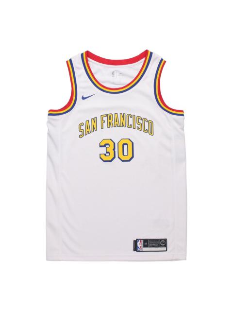 Nike Nike NBA Retro limited Jersey SW Fan Edition Golden State Warriors Curry 30 White BQ8108-103