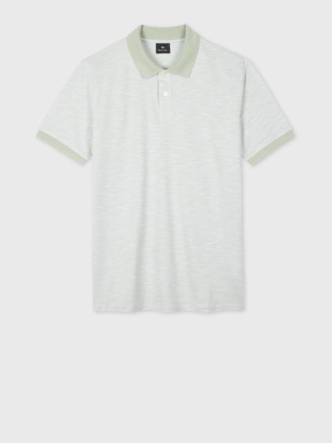Paul Smith Organic Cotton Green Marl Polo Shirt