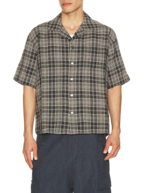Corridor Plaid Seersucker Short Sleeve Shirt