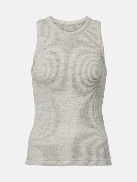 Bottega Veneta Ribbed-knit cotton tank top