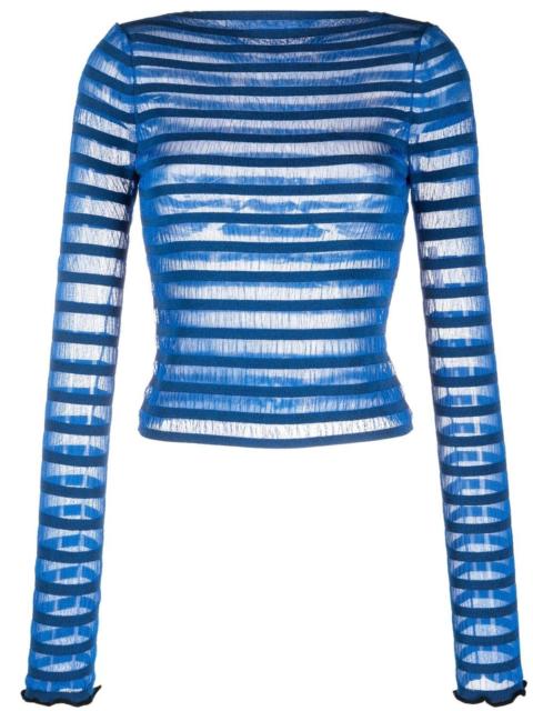 Proenza Schouler semi-sheer long-sleeve jumper