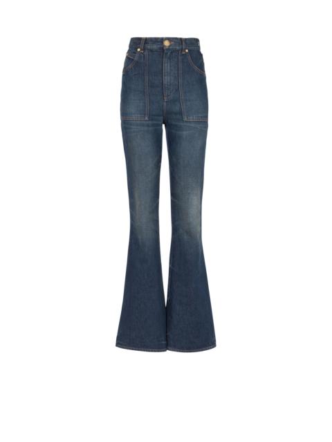 Vintage flared denim jeans