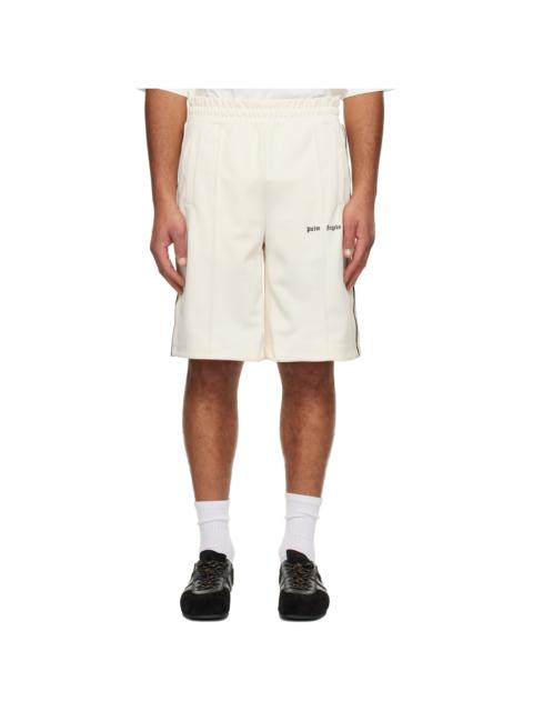 Palm Angels Off-White Classic Logo Track Shorts