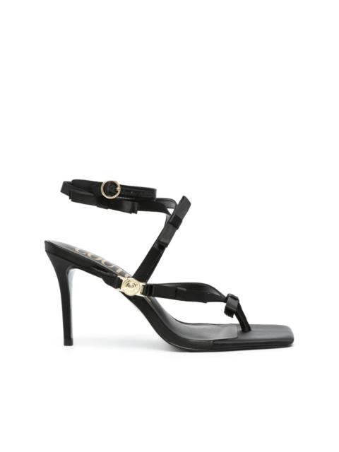 VERSACE JEANS COUTURE 90mm bow-detaill sandals