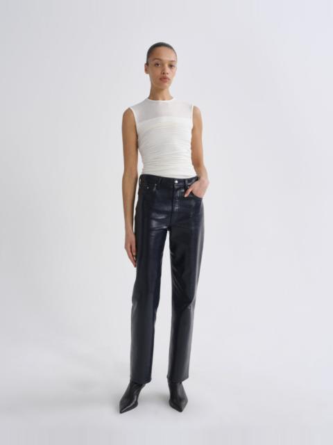 AGOLDE LANA JEAN (RECYCLED LEATHER) IN NAVY
