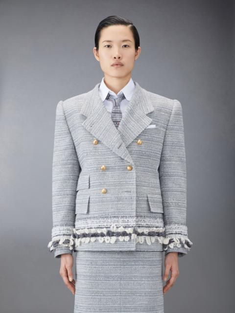 Thom Browne TWEED OVERSIZED DOUBLE BREASTED SPORT COAT