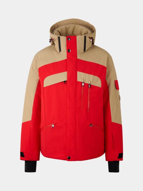 BOGNER Danjo down ski jacket in Red/beige