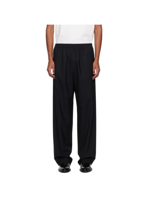 The Row Black Konan Trousers