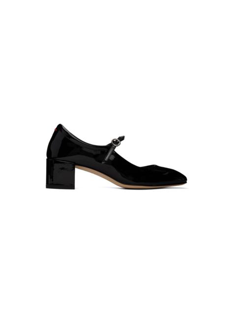 Aeyde Black Aline Heels