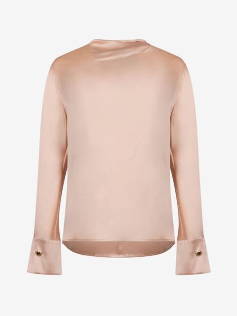 Max Mara button-cuff blouse