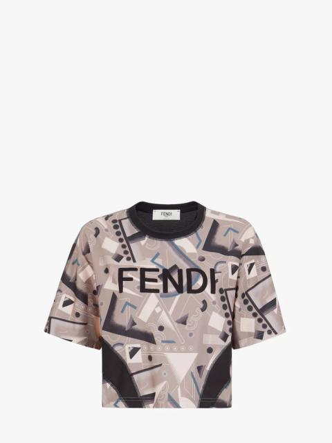 FENDI Multicolor Lycra® T-shirt