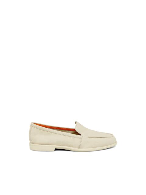 Santoni grain-texture loafers