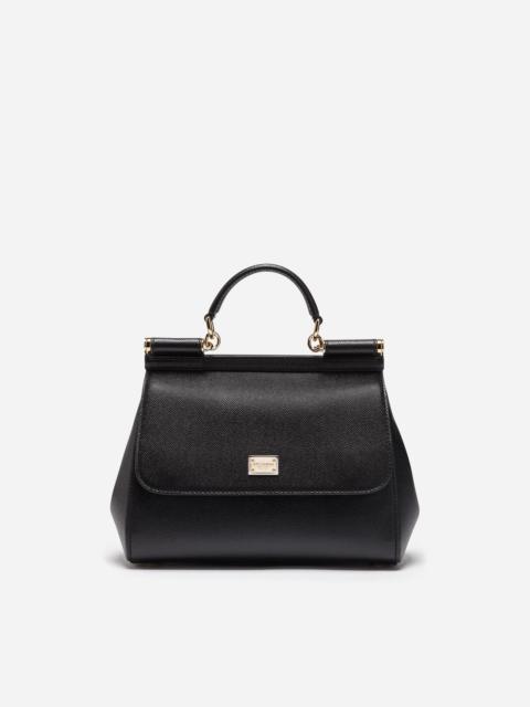 Medium Sicily handbag in dauphine leather
