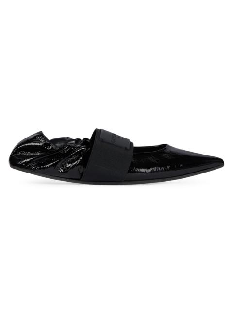 Givenchy Women's Crush Ballerinas in Naplack Leather - Black