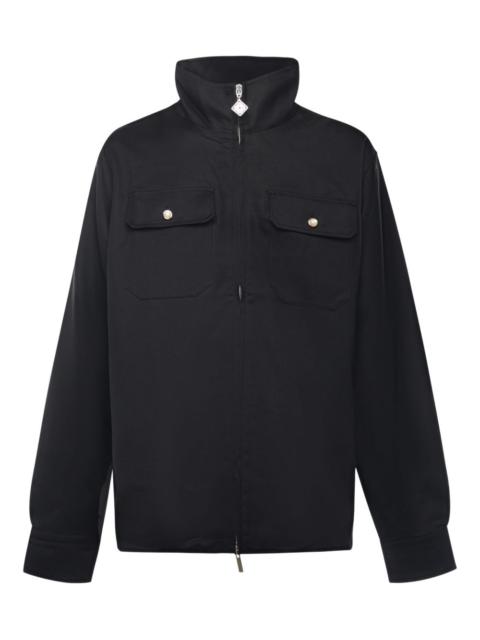 CASABLANCA pocket zip-up shirt jacket