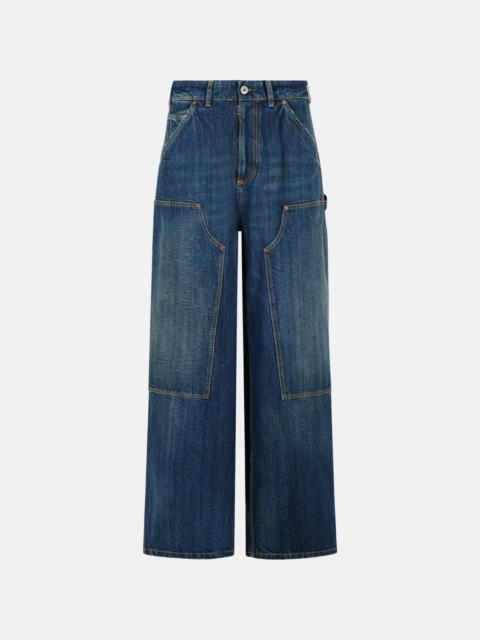 Maison Margiela 'CARPENTER' BLUE COTTON JEANS