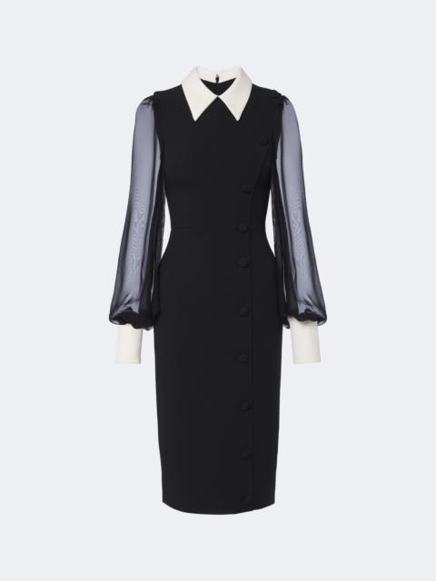 Safiyaa Crêpe cocktail dress