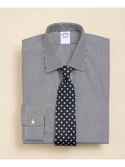 Brooks Brothers Pure Supima® Cotton Regular-Finish Ainsley Collar, Mini-Stripe Dress Shirt