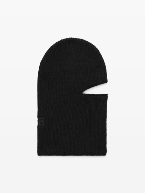 Alexander Wang Logo balaclava in compact deboss