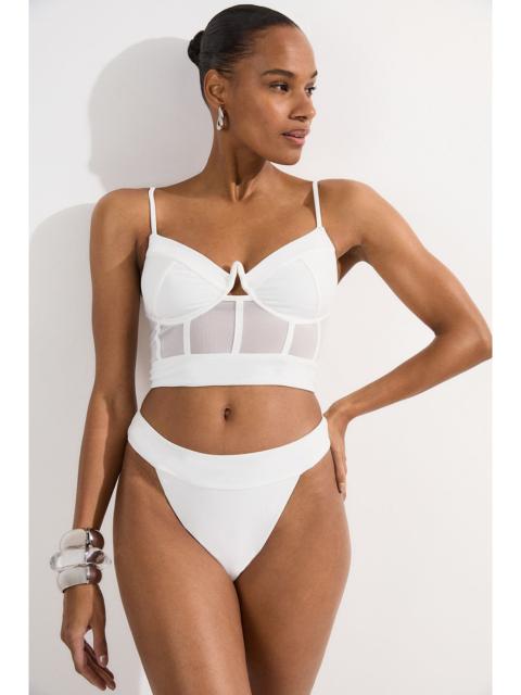 KAREN MILLEN Panelled Mesh Cup Bikini Bottom