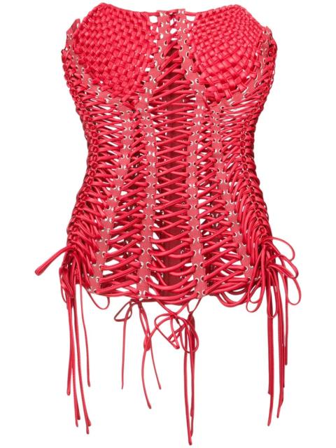 Dolce & Gabbana woven bustier top