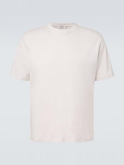 AGNONA Cotton and silk jersey T-shirt