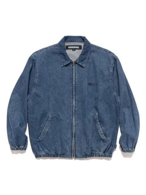 NEIGHBORHOOD Denim Zip Work Jacket Indigo | REVERSIBLE