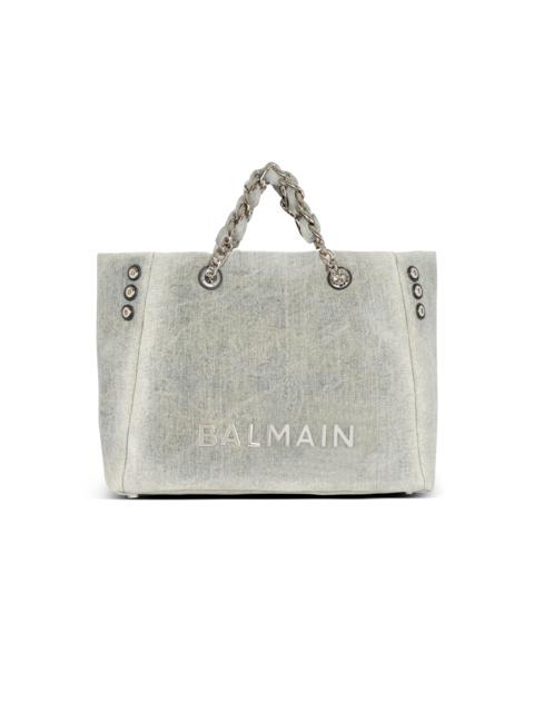 1945 Soft faded denim tote bag