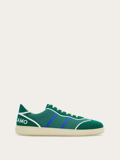 FERRAGAMO Low technical fabric sneaker