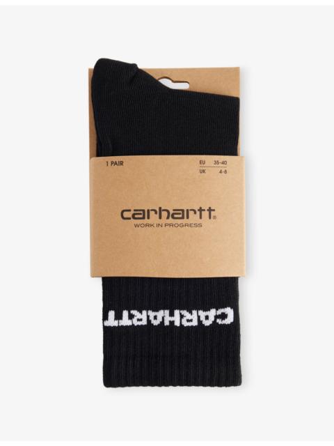 Carhartt Link Stretch Cotton-Blend Crew Socks