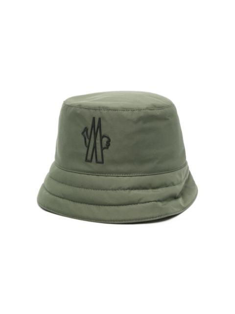 logo-appliquÃ© shell bucket hat
