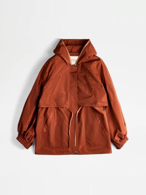 Tod's TOD'S ANORAK - BROWN