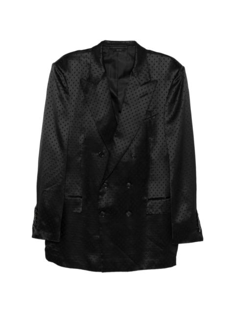 TOM FORD polka-dot blazer