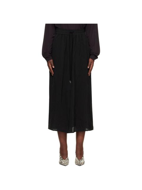 Studio Nicholson Black Oates Midi Skirt