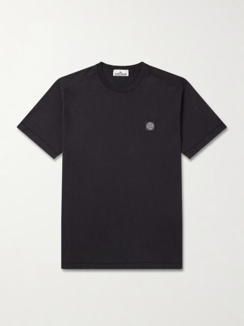 Stone Island Logo-Appliquéd Cotton-Jersey T-Shirt
