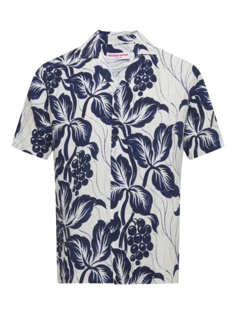 ORLEBAR BROWN Maitan floral linen shirt