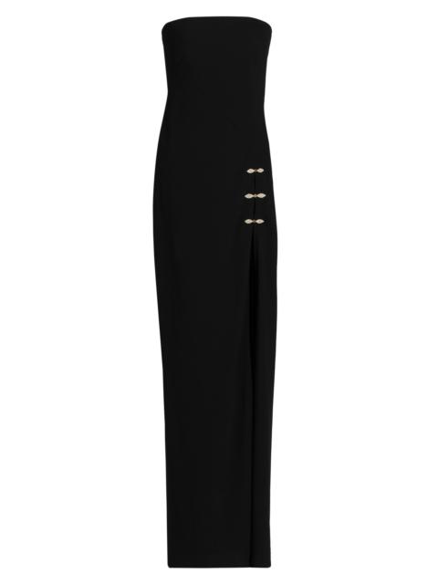 SALONI Women's Souza Strapless Maxi Dress - Black