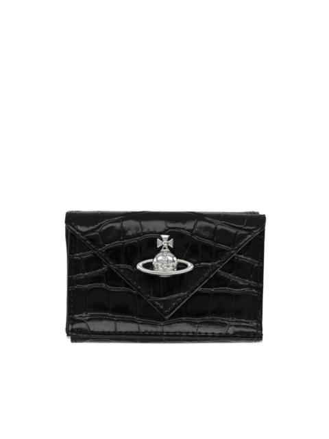 Vivienne Westwood Orb-detail croco-effect wallet