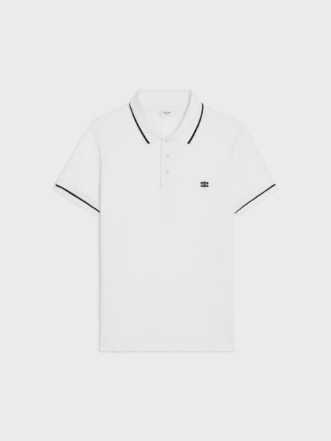 classic polo shirt in cotton piqué