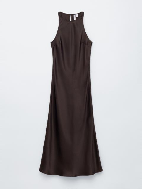 & Other Stories Sleeveless Satin Midi Dress