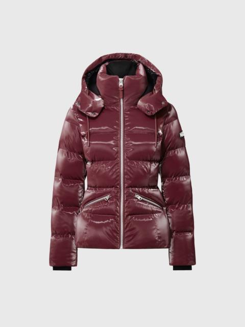 MACKAGE MADALYN-GLO High-Gloss Down Jacket With Removable Hood