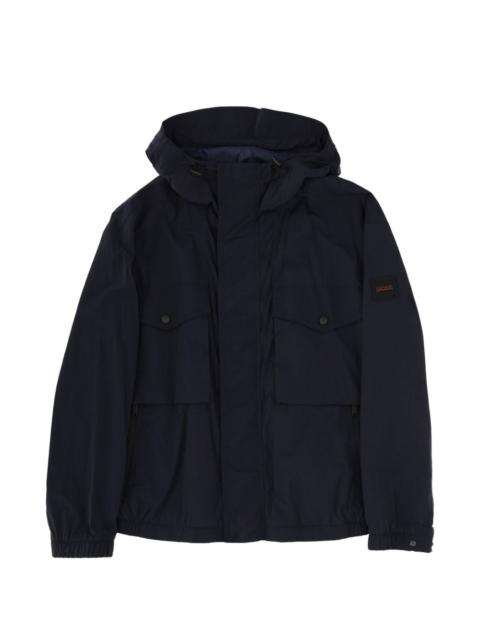BOSS blue hooded jacket