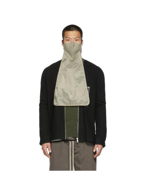 Rick Owens Grey Nylon Long Mask