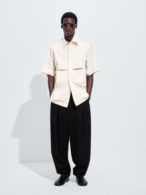 Bottega Veneta Macro Intreccio Cotton Shirt