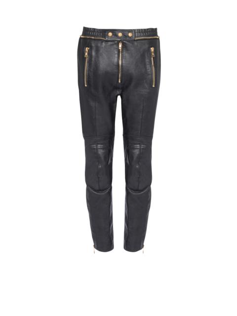 Balmain Leather pants