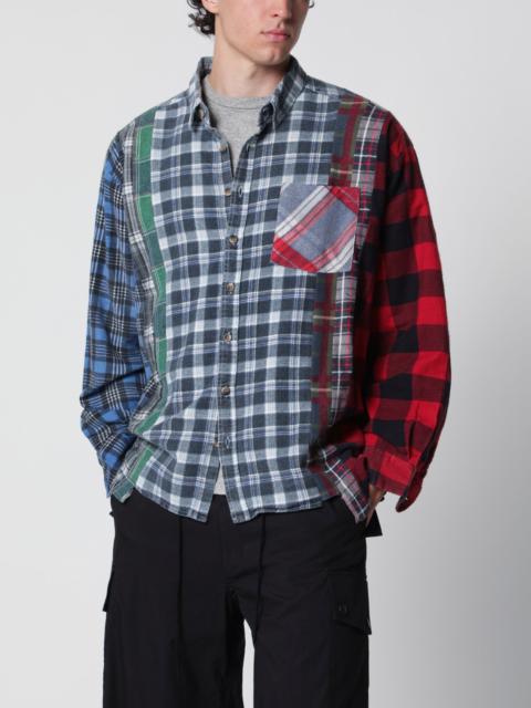 NEEDLES 7 Cuts flannel shirt in cotton, assorted