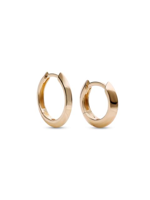 STONE AND STRAND Gold Knife Edge Huggie Duo Set